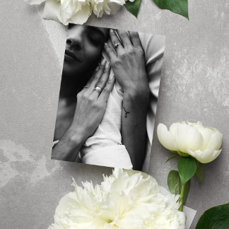 luxury blue floral wedding invitation