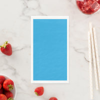 Luxury Blue Personalized Guest Towels