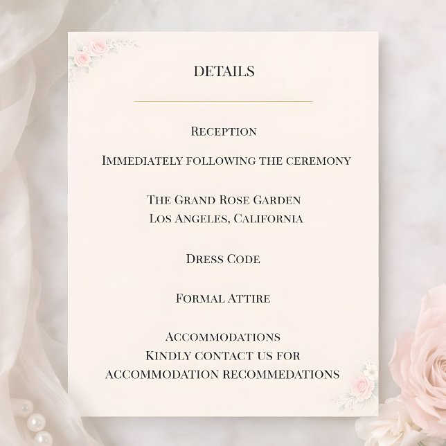 Luxury Blush Floral Details Card (Creator Uploaded)