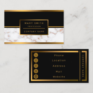 Luxury Blush Glitter Pink White Marble Customize Business Card