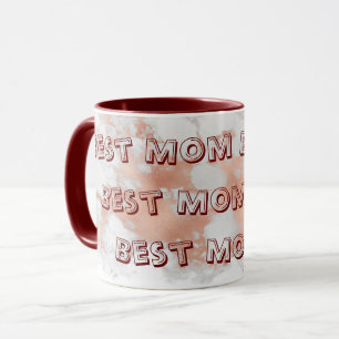 Luxury Blush Glitter White Pink Marble Mug