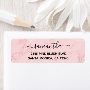 Luxury Blush Pink Marble
