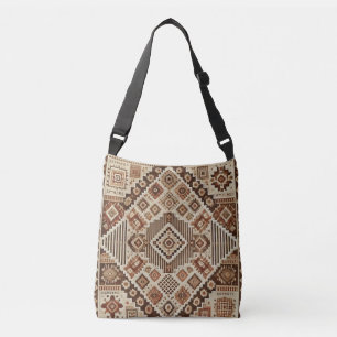 Luxury Boho Crossbody Bag with Authentic Amazigh P