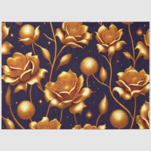 Luxury Boho Gold Rose Modern Collection Tissue Paper