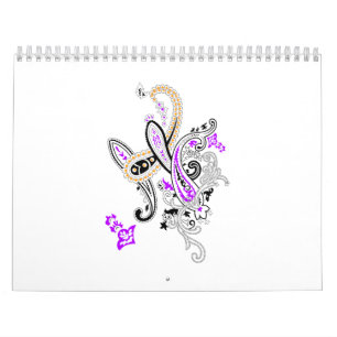 Luxury Botanical Paisley Collection Calendar