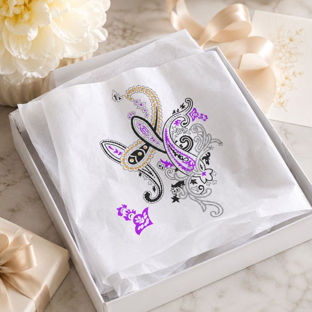 Luxury Botanical Paisley Collection Tissue Paper (Creator Uploaded)