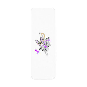 Luxury Botanical Paisley Labels