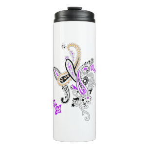 Luxury Botanical Paisley Thermal Tumbler