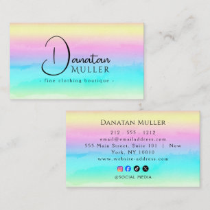 Luxury Boutique opal stone Business Card