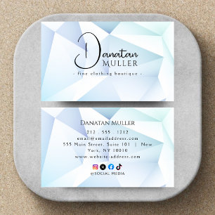 Luxury Boutique opal stone Business Card