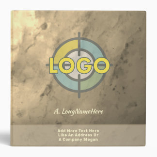 Luxury Brand Faux Gold Metallic Executive Office Binder