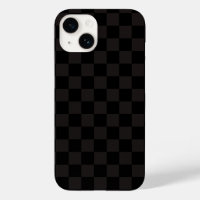 Luxury Brown/Black Chequered