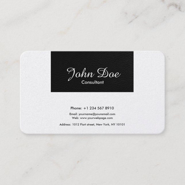 Luxury Business Card (Front)