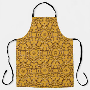 Luxury business card and golden ornament. Geometri Apron