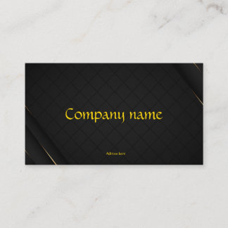 Luxury Business card, gold, for company Card