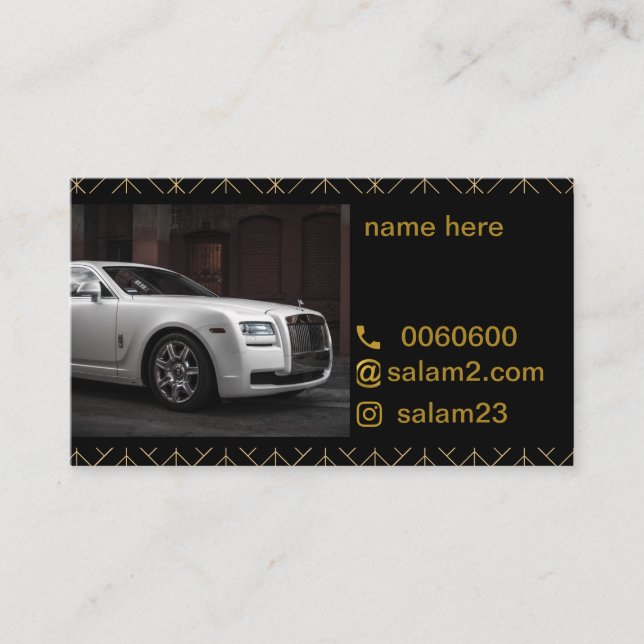 luxury card (Front)