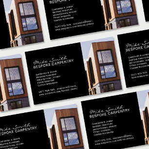 Luxury Carpentry Business Card   Bespoke Carpenter