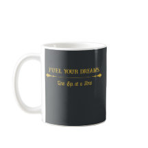 Luxury Charcoal Gold Coffee Mug