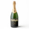 Luxury Cheers Mini Sparkling Wine Label Gold Black