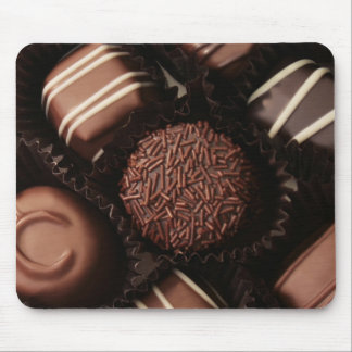 luxury chocolates close up mouse pad