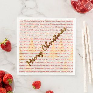 Luxury Christmas Christmas Trees Festive Napkin