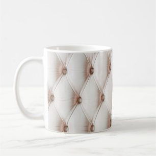 Luxury classic leather texture,old rose colour coffee mug