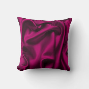 Luxury Cloth Abstract: Grunge Silk Wave Throw Pillow