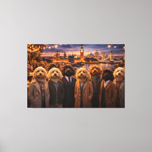 Luxury Cockapoo Wall Art – London Evening Art