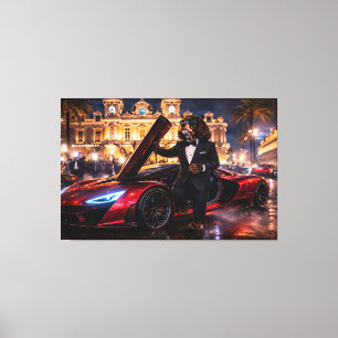 Luxury Cockapoo Wall Art – Monaco High Life 