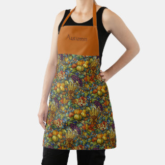 Luxury Colorful Harvest Personalized Apron