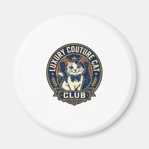 Luxury Couture Cat Cat Mom Gift Idea - Luxury Cout Magnet