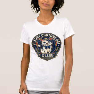 Luxury Couture Cat Cat Mom Gift Idea - Luxury Cout T-Shirt