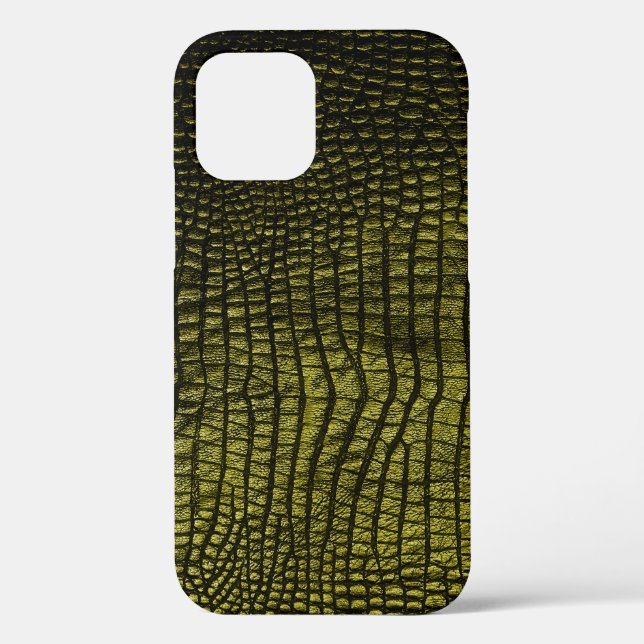 Luxury dark crocodile texture Case-Mate iPhone case (Back)