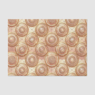 Luxury Decoupage Rose Gold + Gold Agate Geode Tissue Paper