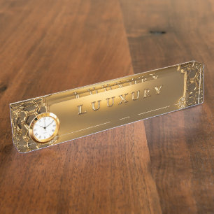 Luxury Desk Nameplate