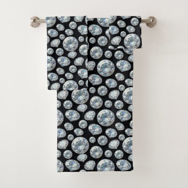 Luxury Diamond Gemstones Towel Set (Insitu)