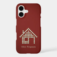 Luxury Diamond Home | Red Background