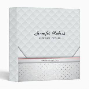 Luxury Diamond Shapes Binder