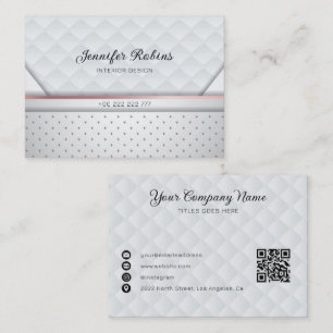 Luxury Diamond Shapes Business Card