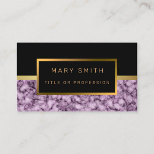 Luxury Elegant Black Gold Business Card