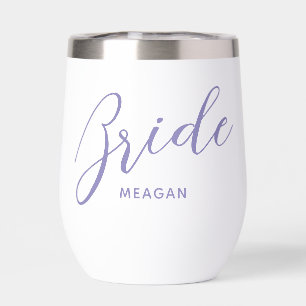 Luxury Elegant Bride's Personalized Stainless