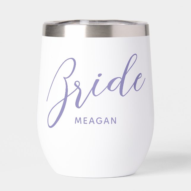 Luxury Elegant Bride's Personalized Stainless (Back)