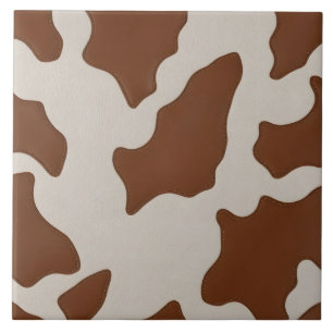 Luxury Elegant Faux Cow Leather Trendy Collection Tile