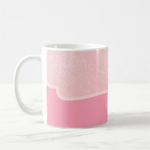 Luxury Elegant Hot Pink Damask Mug