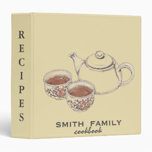 Luxury elegant Kitchen Utensil recipes Binder