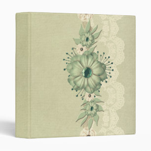 Luxury Elegant Lace Vintage Spring Binder