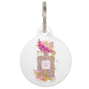 Luxury Elegant Perfume  Pet Tag