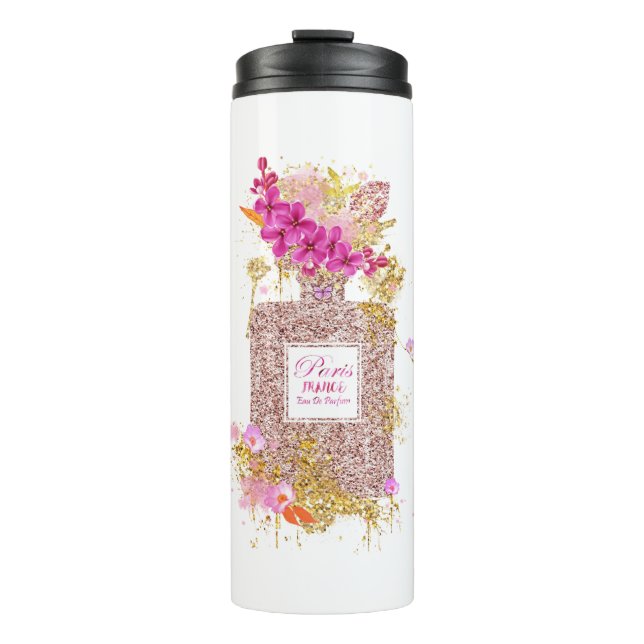Luxury Elegant Perfume  Thermal Tumbler (Front)