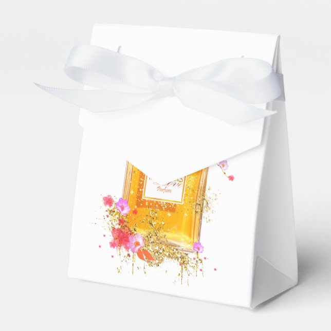 Luxury Elegant True Love Perfume  Favor Box (Front Side)
