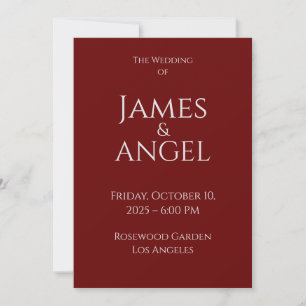 Luxury Elegant Wedding Invitation Fully Editable